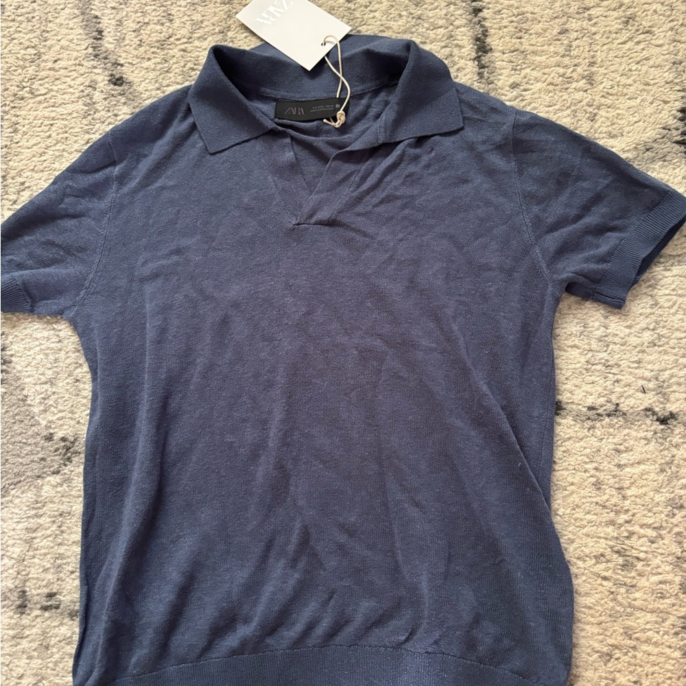 Zara Kids Soft Blue Knitwear